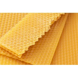 Spanish beeswax in sheets - 10kgs